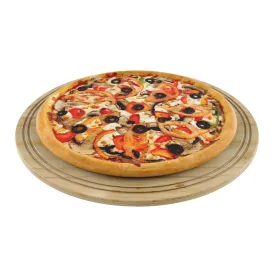 Pizza on the wood board